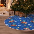 thumbnail image 5 of Bingfone Christmas Tree Skirt Mat Christmas Decoration Interior 36" -Dinosaur Driving, 5 of 6