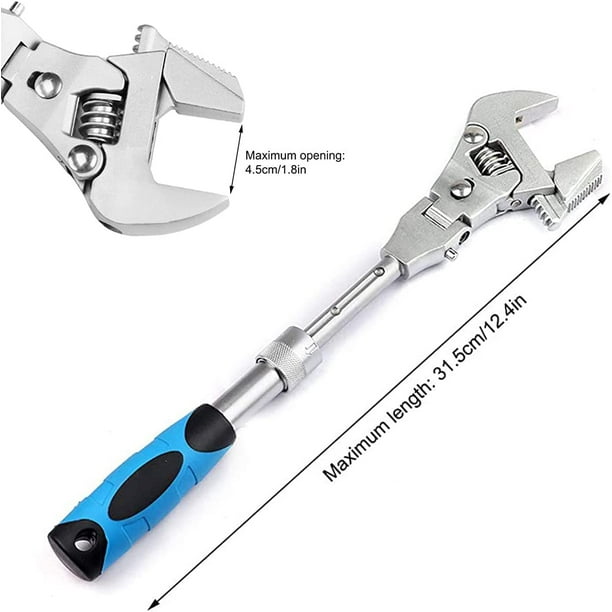 180 Rotating Head Multi Function Ratchet Wrench Durable Non