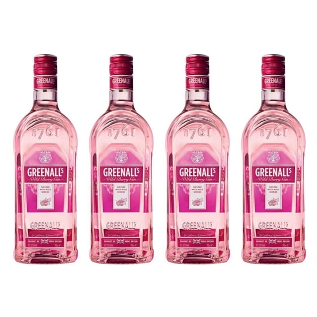 Pack de 4 Ginebra Greenalls Wild Berry 750 ml