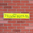 thumbnail image 2 of Funny Metal Follow The Yellow Brick Road Street Sign Movie Wizard of Oz Wall Art Home Theater Room Decor, 2 of 4