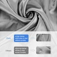 thumbnail image 6 of Satin Pillowcase for Contour Memory Foam Pillows, 24" x 14" x 5.1"/3.5" Cervical Pillow Case, Soft Pillow Cover for Sleeping Pillows (Grey), 6 of 8