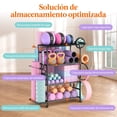 thumbnail image 2 of Estante de Almacenamiento de Yoga Esterilla, Organizadores de Equipos para Mancuernas/Kit Pesas/Pesa Rusa/Ketelbell, Soporte Multifuncional para Garaje y Gimnasio en Casa, Grandes, 2 of 9