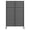 Black, variant on PYY Decorative Metal Garden Fence 72" – Freestanding Rustproof Privacy Screen Panel, Modern Scroll Design, Easy Snap-Together, Weather Resistant, Outdoor & Indoor Fence for Patio, Lawn, Pool, Black