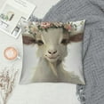 thumbnail image 2 of Nawypu Farm Animals Nursery Decor Goat Farm Horse Pillow Cases, Gorgeous Throw Pillow Case with Invisible Zipper Couch Pillow Cases for Home, Chair, 2 of 5