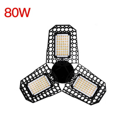 GXG Cold Warm Garage Light Hollow Heat Dissipation Ceiling Light Indoor Lighting Supplies 80w Warm Light
