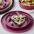 thumbnail image 5 of Stone + Lain Cleo Stoneware Collection Dinnerware Set, 16-Piece Service for 4, Magenta, 5 of 6