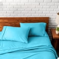 thumbnail image 4 of Bare Home  Double Brushed Pillowcase Set (Set of 2) Aqua Standard, 4 of 5