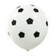 thumbnail image 4 of 50 globos de látex de 30 cm para fiesta de fútbol, para decoración, 3 g (patrón de fútbol), 4 of 4