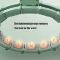 thumbnail image 5 of Hula Hoop Inteligente, Hoola Hoop Fitness Hula Hoops con Registre Los Datos Del Ejercicio, Peso Ajustable Bola Giratoria y 15 Nudos Desmontables,, 5 of 5