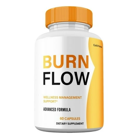 BurnFlow Capsules, Maximum Strength All Natural Formula, Burn Flow Pills Supplement, 60 Capsules (1 Pack)