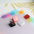 thumbnail image 2 of 10Pcs Square Paper Clip Acrylic Paper Clamps File Organiser Clip for Craft Bag Document Receipt Photo Organization, 2 of 8