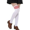 VISgogo Women Stripe Stockings, Opaque Leggings, School Uniform Long Socks