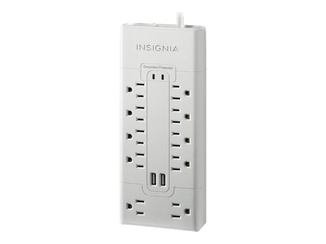 +... 2-USB 360 Electrical 36053-2CA6ES-R2 Mini Surge Protector 2-Outlet 