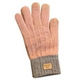 thumbnail image 2 of Hellosay Womens Gloves Knit Thermal Warm Christmas Gifts Pink, 2 of 3
