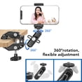 thumbnail image 4 of Abrazadera adaptadora de cámara con cabezal esférico abrazadera de montaje para cámara rotación de 360 ​​grados con orificios para tornillos de 1/4 de pulgada para SLR, 4 of 8