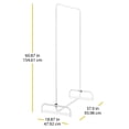 thumbnail image 4 of Whitmor Freestanding Spacemaker Garment Rack - White, 4 of 4