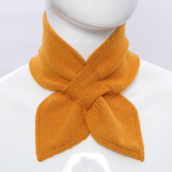 Scarf Women Small Knitted Triangle Scarf Warm Neck Cover Neck Protector Aesthetic Scarves 2025 Ginger Free