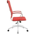 thumbnail image 3 of Modway Jive Highback Office Chair in Red, 3 of 10