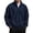 Navy, variant on LONKITO Mens Jackets Lightweight Waffle Casual Sweatshirt Outerwear Jackets with Pockets