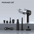 Qtmnekly Mini Handheld Vacuum Cleaner Car Handheld Wireless 3In1