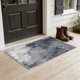 thumbnail image 4 of Alfombra de baño antideslizante de pelo corto con estampado tie-dye – Alfombra de baño de microfibra absorbente con respaldo de TPR, lavable a máquina, de secado rápido, ideal para la entrada, l, 4 of 6