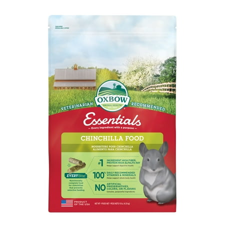 Oxbow Essentials Chinchilla Dry Food - 10 lbs.