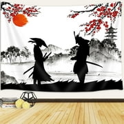 Japanese Tapestry, Tapestry 60 X 40 Cherry Blossom Japanese Style Wall Hanging Tapestry Home Decor Room Decor For Bedroom Living Room Dorm (150 X 100cm)