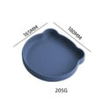 thumbnail image 2 of Silicone Baby Toddler Plates  Bear Shape  Edge Design Plates for Kids Elementary Schooler, 2 of 3