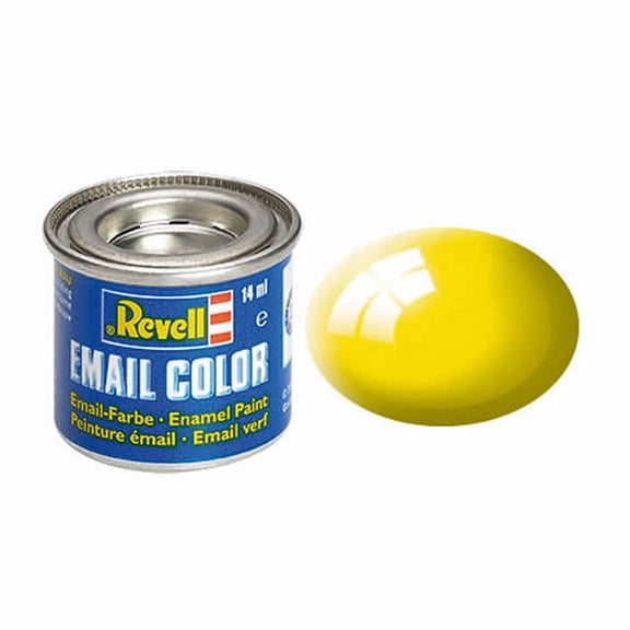 Revell Enamels 14ml Paint Tinlet, Yellow Gloss