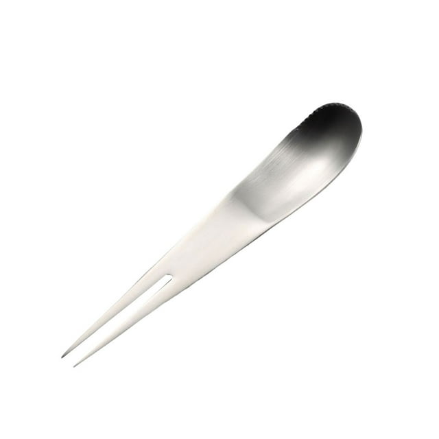 Yuarrent Desierto Tenedor Cuchara Fruta Helado Ensalada Té Herramienta para revolver Vajilla de acero inoxidable Cubiertos para fiesta Boda Bar Cocina y Comedor Plata