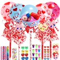 thumbnail image 1 of Regalos para el día de San Valentín: kit de piruletas gigantes con tarjetas y pulseras, 1 of 7