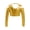 Gold, variant on Aislor Girls Shiny Metallic Crop Top Kids Long Sleeve Tank Top Dance Leotard for Jazz Hip Hop Dancing Performance