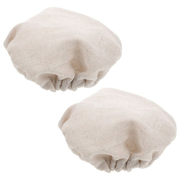 SOPOTUTU 2Ud De Tela Beige Para De Fermentación Cubierta Reutilizable Para Almacenaje En Casa