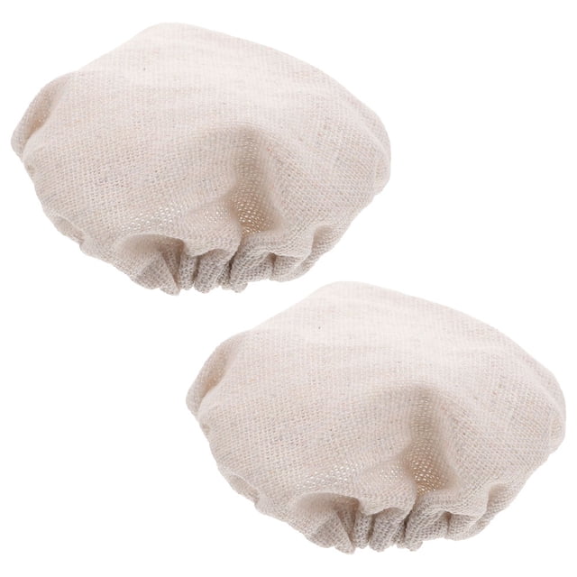 SOPOTUTU 2Ud De Tela Beige Para De Fermentación Cubierta Reutilizable Para Almacenaje En Casa