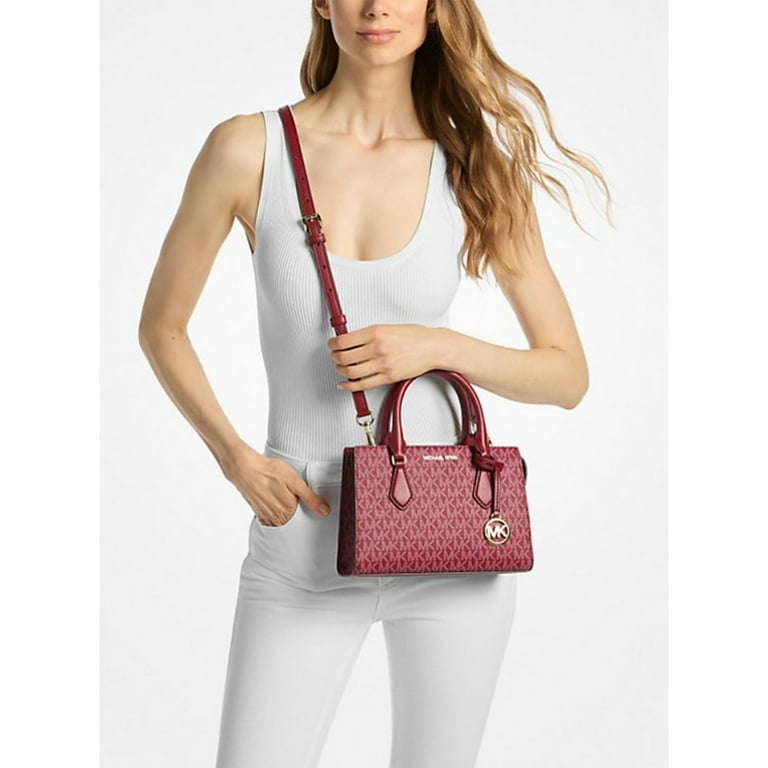 Michael Kors Women's Outlet Sheila Small Signature Logo Satchel