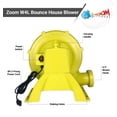 thumbnail image 4 of Zoom Blowers Portable Inflatable Bounce House Blower Energy Efficient Compact Portable Air Pump for Inflatables Home Use Blower for Bounce Houses Water Slides and Obstacle Course Toys for Kids, 4 of 5