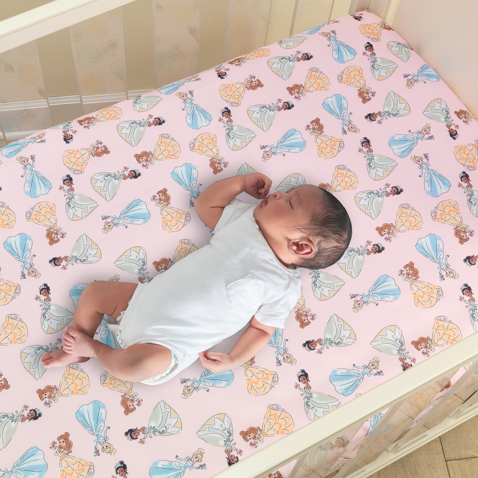 Lambs & Ivy Disney Princesses Fitted Crib Sheet photo 2