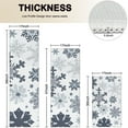 thumbnail image 4 of Blue Christmas Snowflake Pattern Kitchen Rugs Sets Of 3,Kitchen Runner Rugs Non Skid Washable,Decorative Kitchen Floor Mats for Kitchen,Sink,Laundry,17"x30"+ 17"x47" + 17"x59", 4 of 6