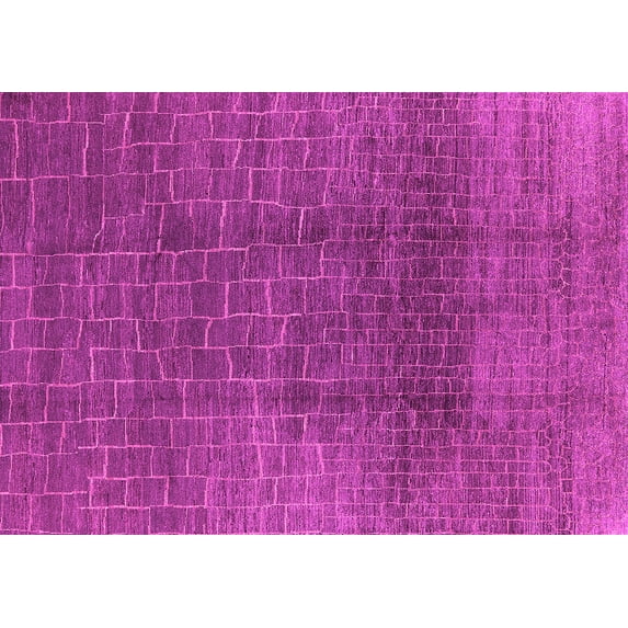 Ahgly Company Indoor Rectangle Oriental Pink Industrial Area Rugs, 5' x 8'