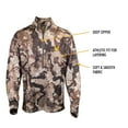 thumbnail image 2 of HOT SHOT Men’s Camo 1/4 Zip Performance Shirt – Veil Cervidae Long Sleeve Quarter Zip, Medium, 2 of 7