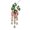 🥝 Pink_Hot#1015, variant on Hummingbird Feeder Faux Wisteria Flower Long Branch Hanging Bird Feeder Jar Design, Wind Swaying Cluster Style, Easy Clean, Leak Resistant, Outdoor Decor