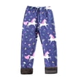 thumbnail image 2 of Esaierr Kids Baby Girls Printed Winter Leggings Autumn Winter Fleece Lined Tights Girls Warm Leggings for Toddler Girls Stretch Pants Thick Warm Pants Trousers Winter Tights for 3-12Y, 2 of 6