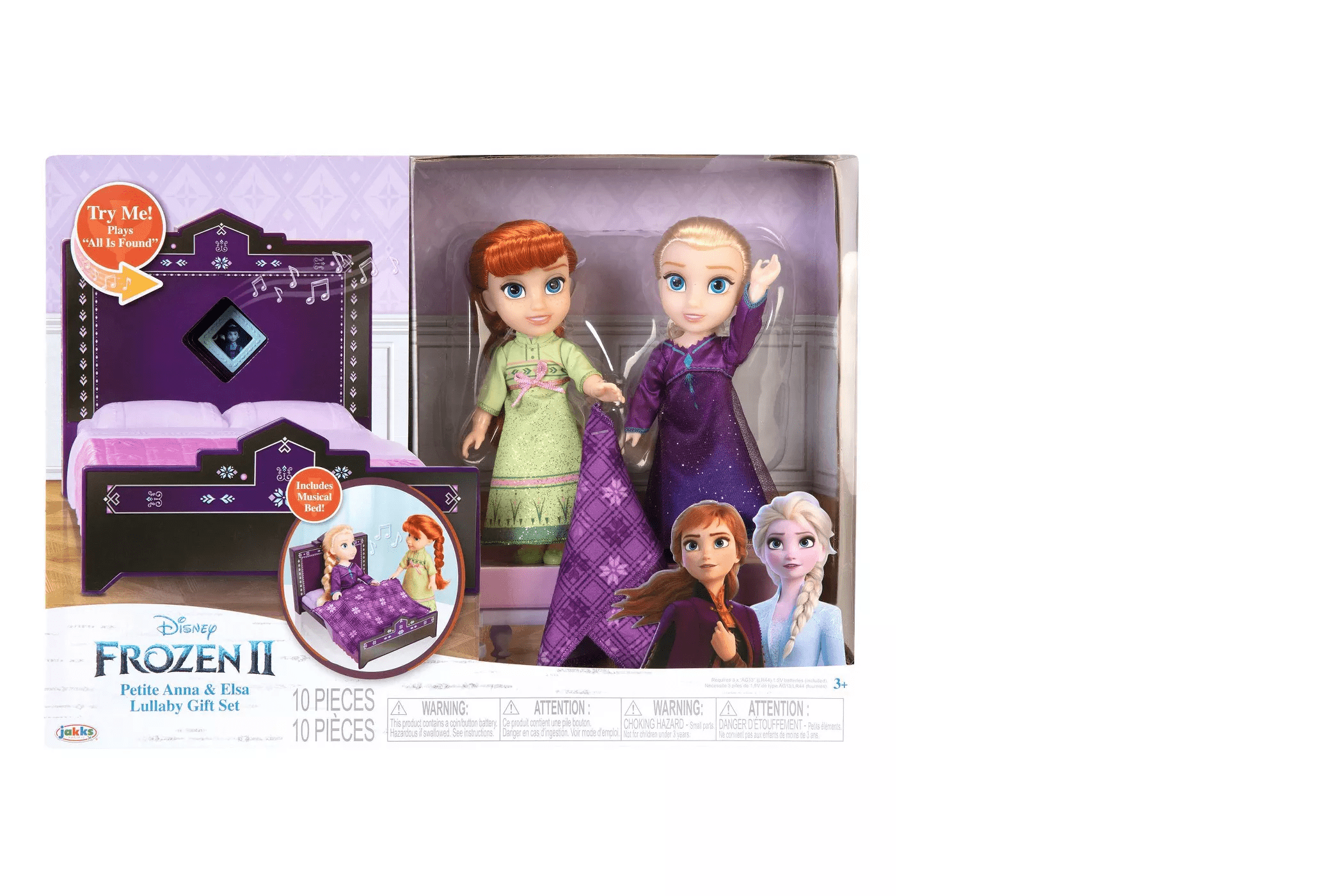 Frozen 2 - Petite Anna & Elsa Lullaby Gift Set Walmart.com