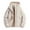 Beige, variant on AherBiu Plus Size Windbreaker Jacket Women Waterproof Lightweight Hooded Outdoor Coat Winter Casual Hiking Raincoat