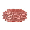 thumbnail image 3 of Set De Table Flocon De Neige Découpé En Pvc (Rouge) - Lot De 12, 3 of 4