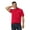 Red, variant on Gildan G648 Men's Softstyle Double Pique Polo
