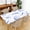 Blue Dandelion, variant on ARTSLION Waterproof Fitted Rectangle Tablecloth With Elastic Edge, Wipeable Table Cover For 6 Ft Tables, Perfect For Outdoor Picnic & Camping,31x55in,Gold Fiber