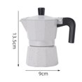thumbnail image 4 of TrueNorth (Black)Moka Pot Espresso Maker Multifunctional Portable Coffee Utensils Hand-brewed, 4 of 5
