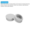 thumbnail image 4 of Uxcell Silicone Hole Plugs Flush Type Panel Round Hole Plugs 32.6mm Diameter 10pcs Grey for Kitchen Sealing Plugs, 4 of 7