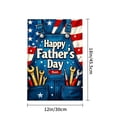 thumbnail image 4 of Amhnf Happy Fathers Day Best Tools Overalls American Flag Garden Flag For Home Outdoor Garden Yard Decor 12x18 inch, 4 of 5